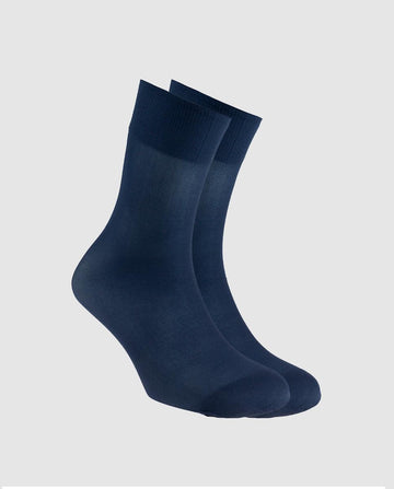 Pack de nueve pares de calcetines cortos en azul marino