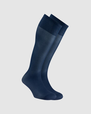 Calcetines altos en azul marino