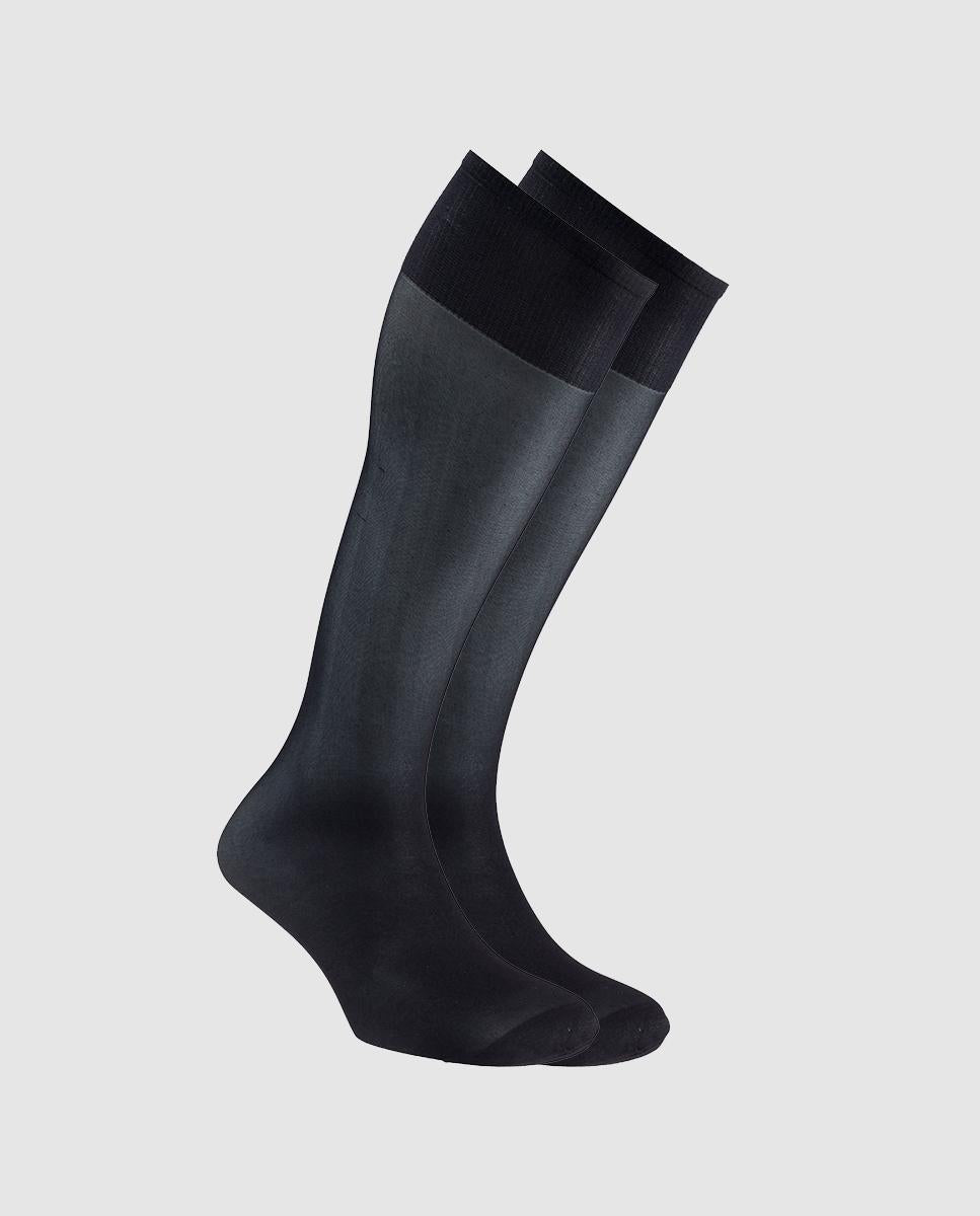 Calcetines altos en negro