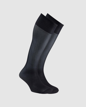 Calcetines altos en negro