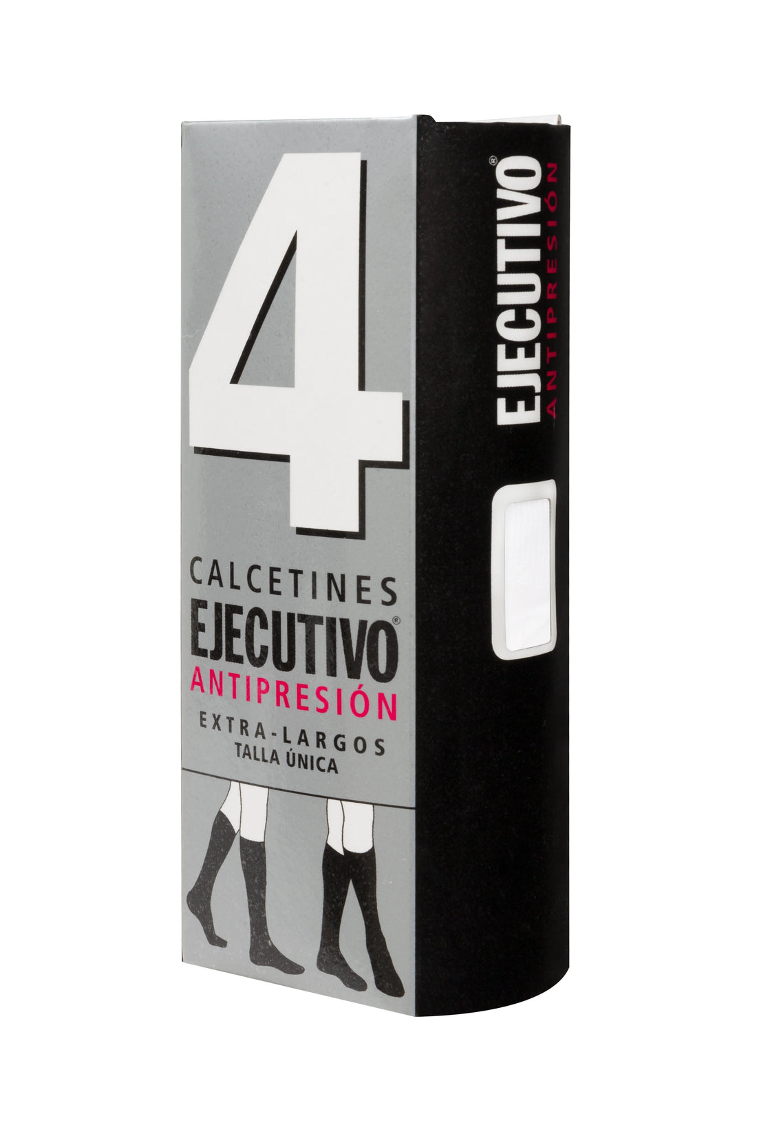 Pack de seis pares de calcetines altos en blanco