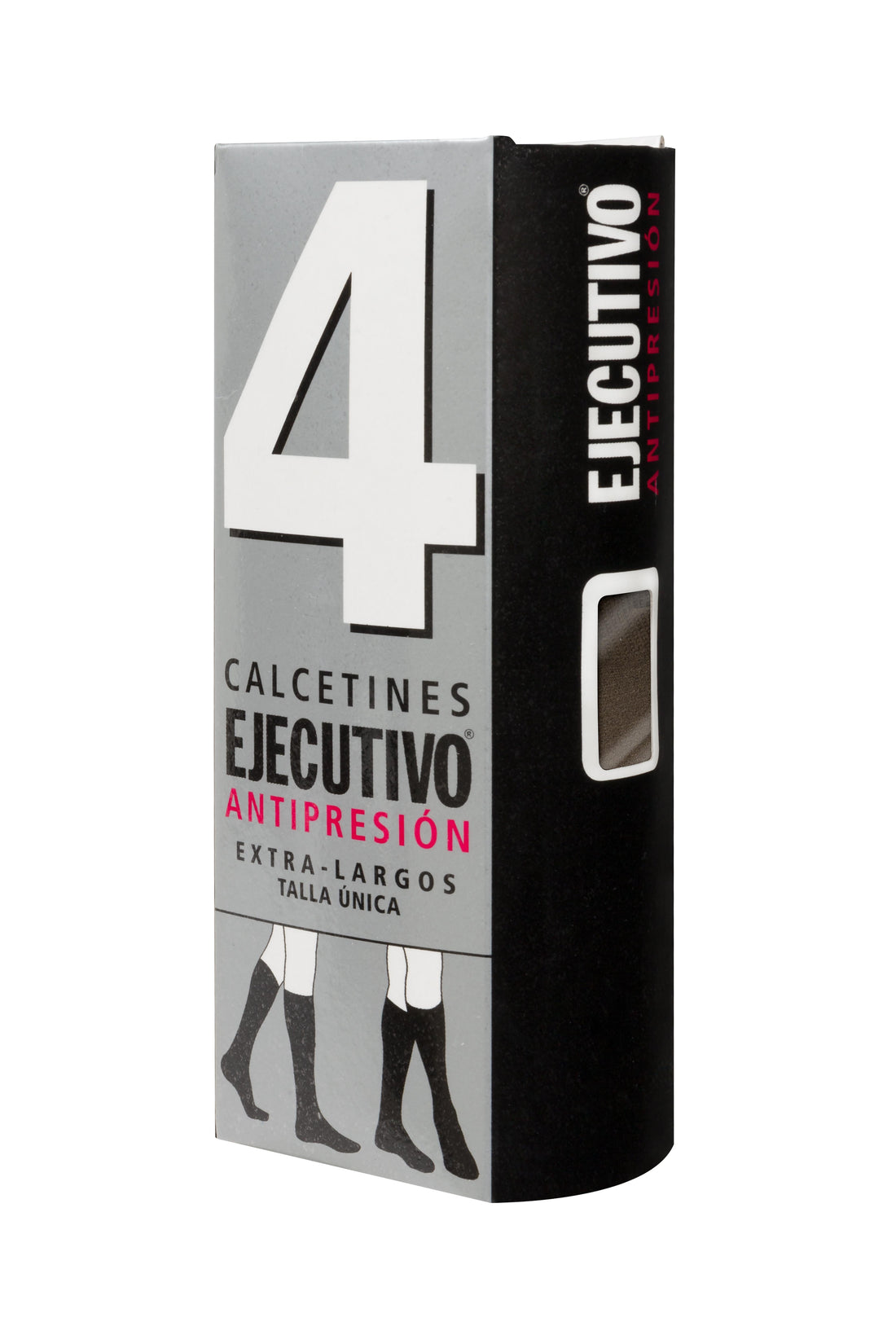 Pack de seis pares de calcetines altos en marrón